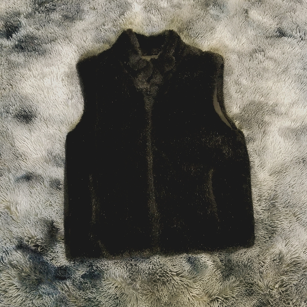 Giacca faux fur vest